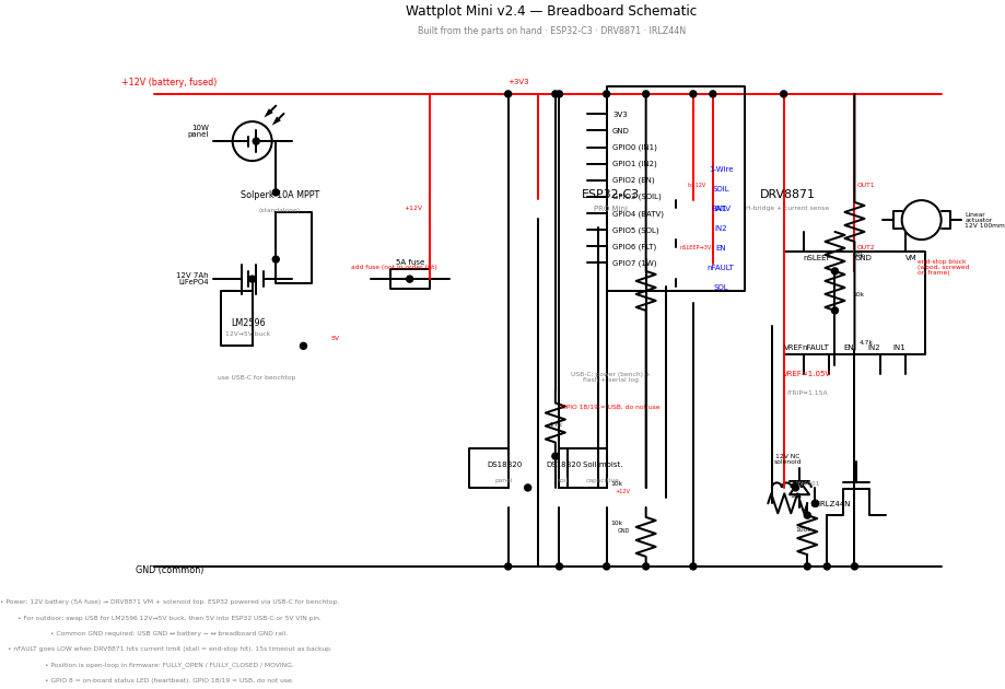 Mini breadboard schematic